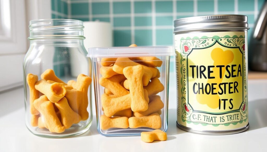Storage options for homemade cheese dog treats